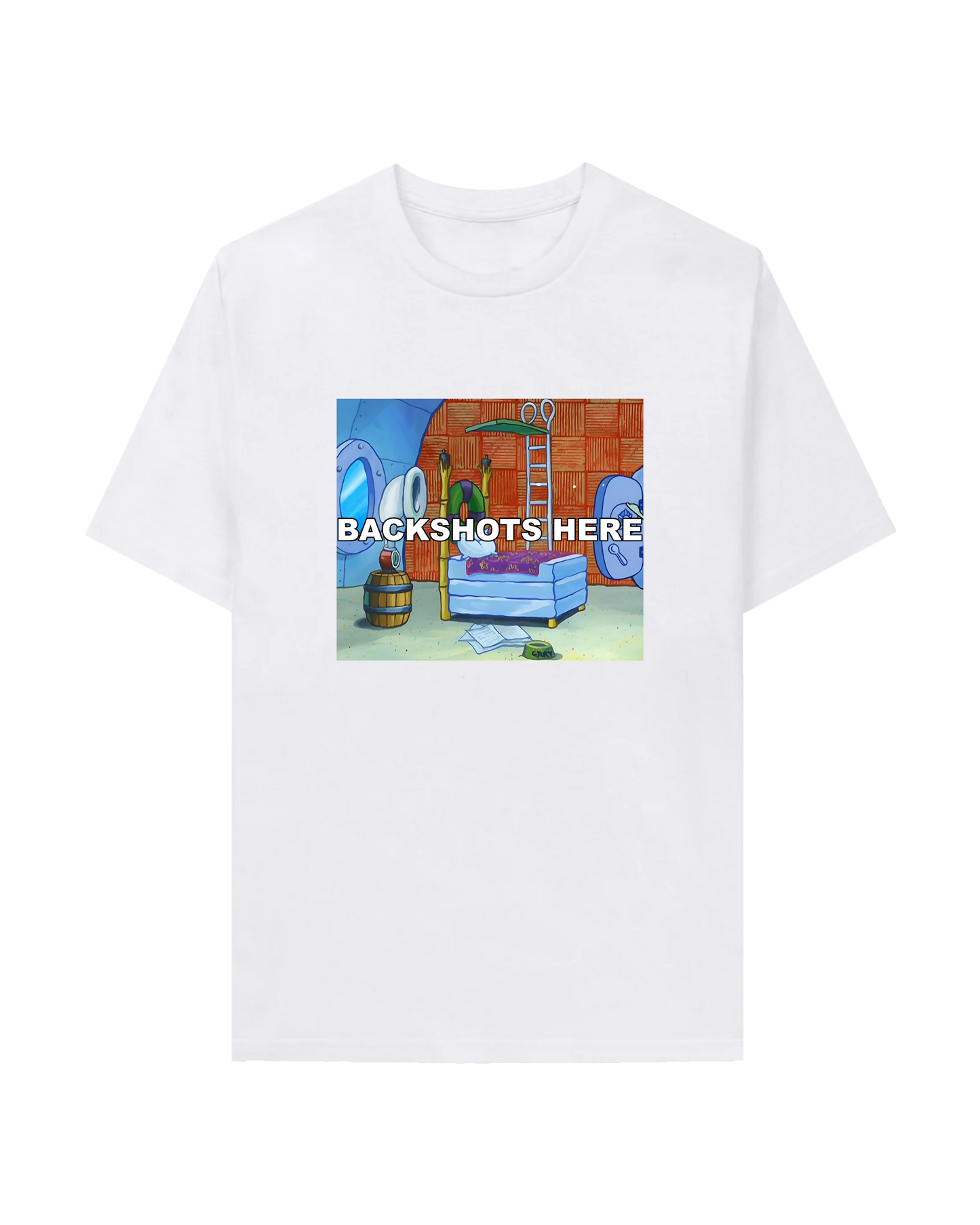 BACKSHOTS SPONGEBOB TEE