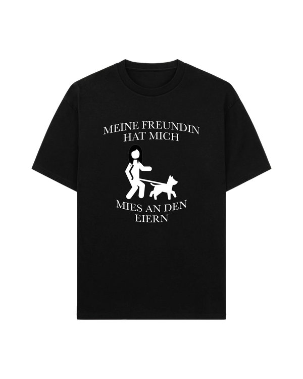 MEINE FREUNDIN BLACK HAIR TEE