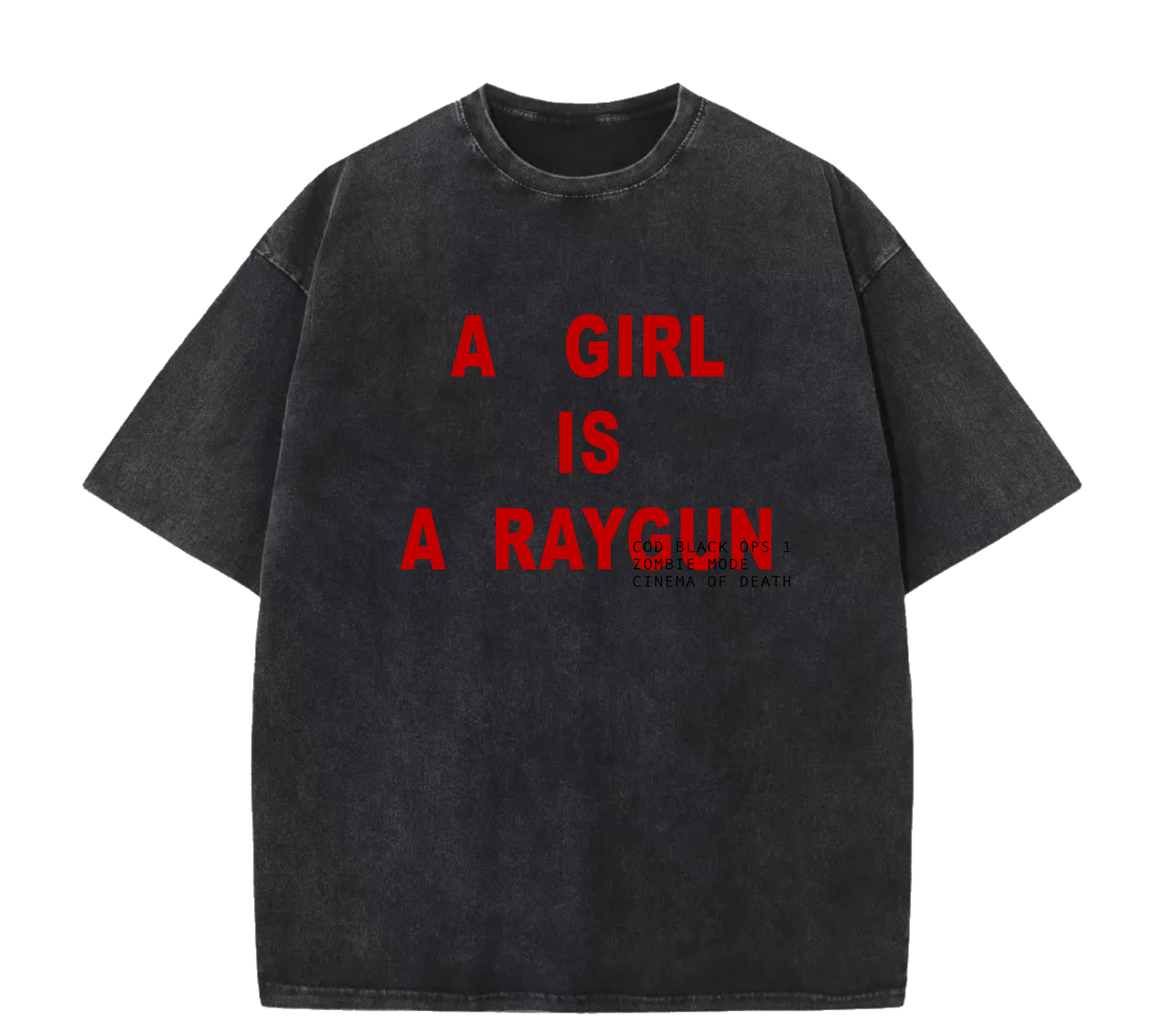 A GIRL IS A RAYGUN TEE