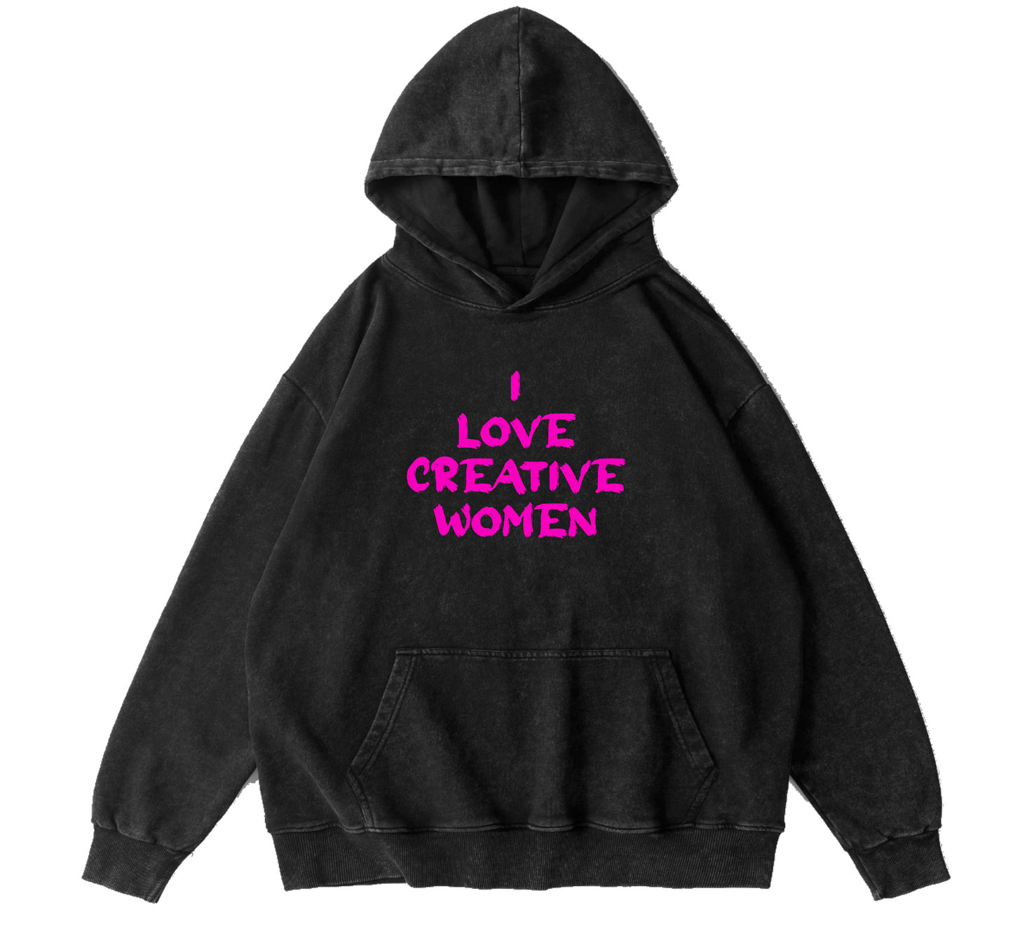 I LOVE CREATIVE WOMEN HOODIE