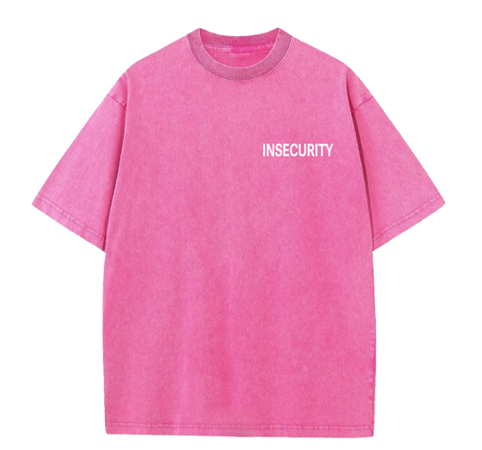 INSECURITY PINK TEE