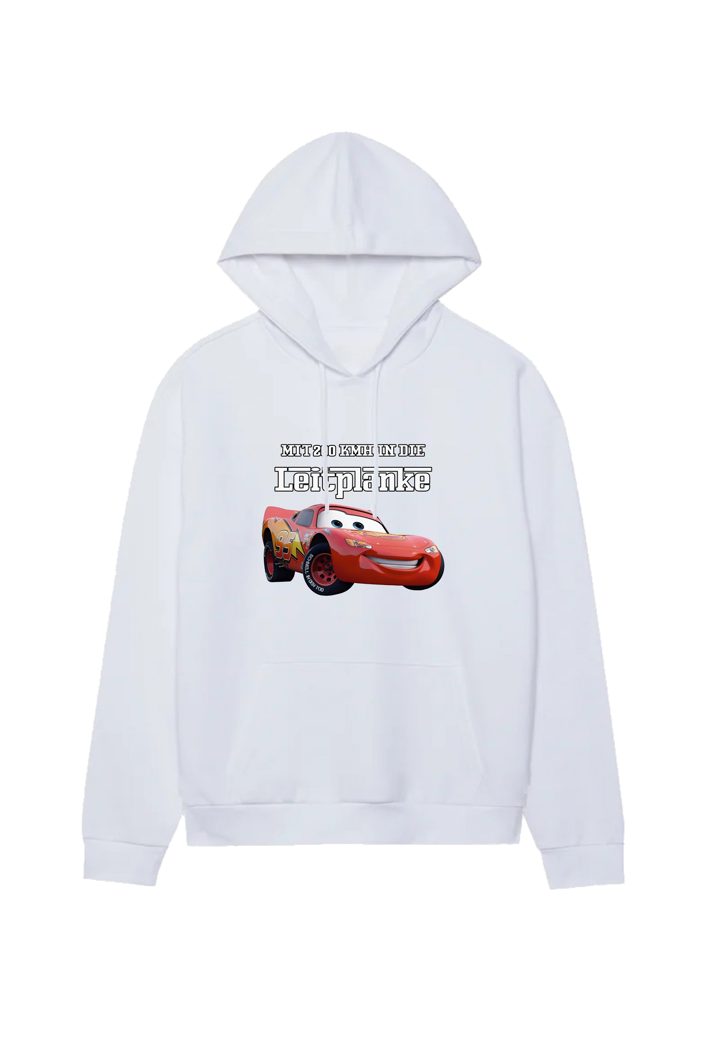 MIT 200KMH IN DIE LEITPLANKE HOODIE