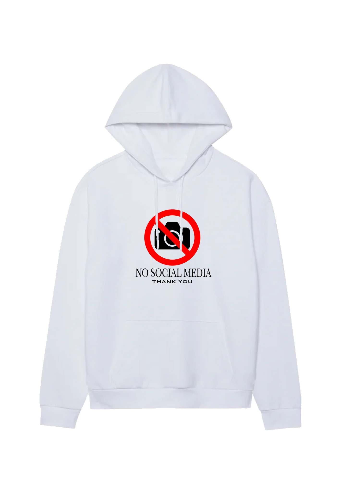 NO SOCIAL MEDIA HOODIE