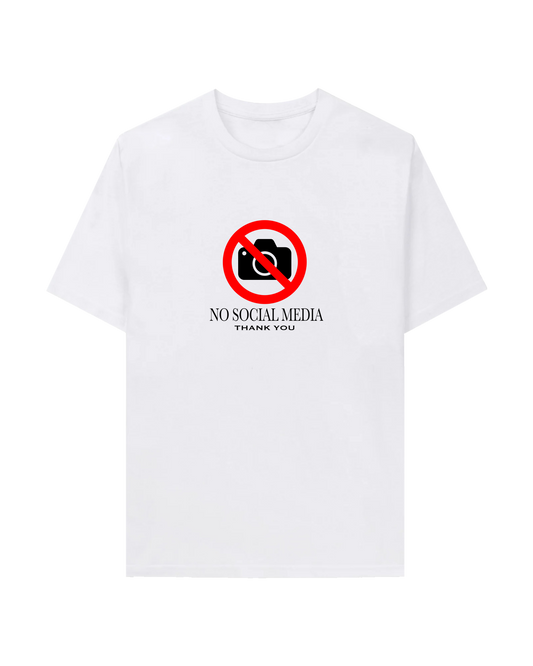 NO SOCIAL MEDIA TEE