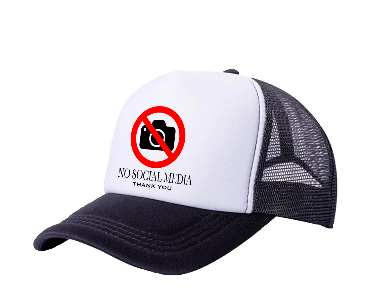 NO SOCIAL MEDIA CAP